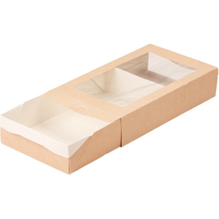 Пенал самосборный 300мл COVERBOX300 100x80x30мм, крафт картон, 50шт