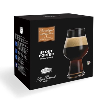 Набор бокалов для пива 600мл BIRRATEQUE Stout/Porter, 2шт