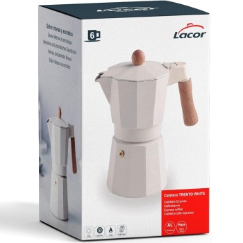 Кофеварка гейзерная Trento EXPRESS белая