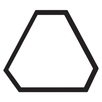 Выжимка для пирожных 'Треугольник скошенный' 50x44x(h)25мм Pavoni