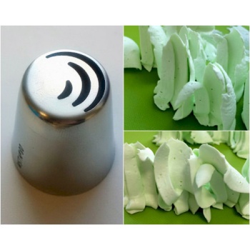 Насадка Листик/Лепесток Е №80 Веер Лауры (L размер)