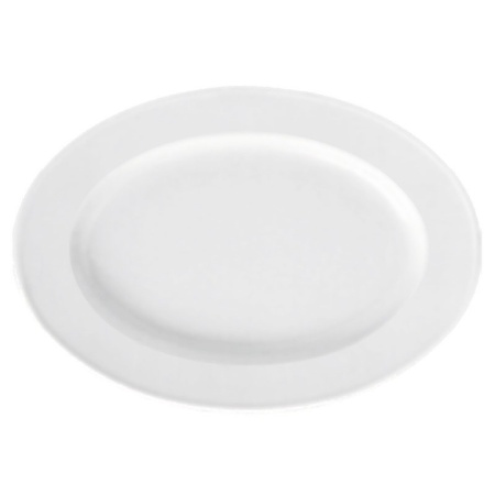 Тарелка овальная 24x17см DELTA
