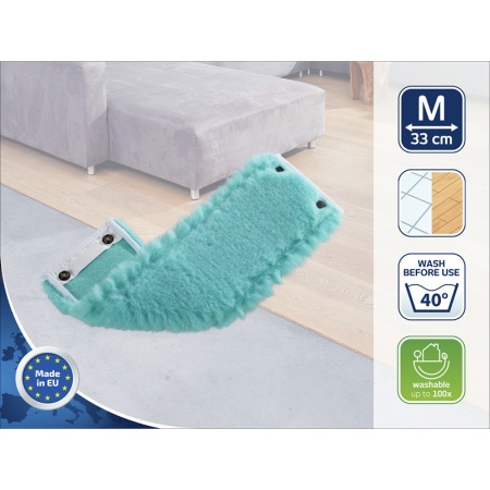 Сменная насадка для швабры Clean Twist M и Combi M 33см Static Plus для сухой уборки