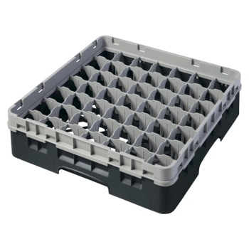 Стойка для бокалов 9.2см на 49 отделений Cambro черный, 4шт