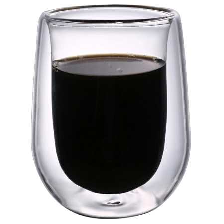 Набор стаканов 200мл термостойкое стекло, двойные стенки, 2шт - P.L. Proff Cuisine