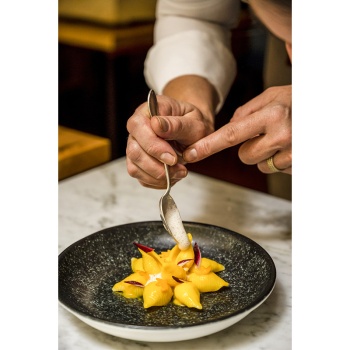 Тарелка глубокая для пасты Ø23см 1000мл VESPER Matt Bloom