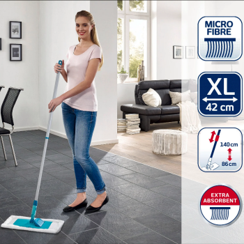 Швабра для пола Classic XL 42см microfibre с телескопической ручкой 86-114см