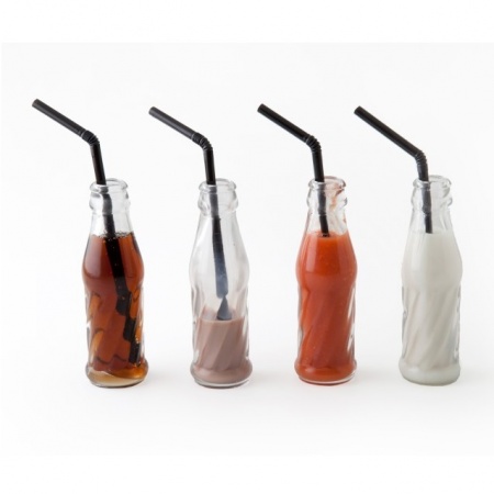 Миниатюрный стакан 50мл в виде бутылки для колы Ø3.5x11см