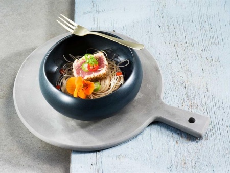 Салатник Ø16x(h)6.5см Black Mat чёрный