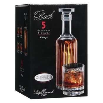 Набор для виски BACH - графин и 4 стакана