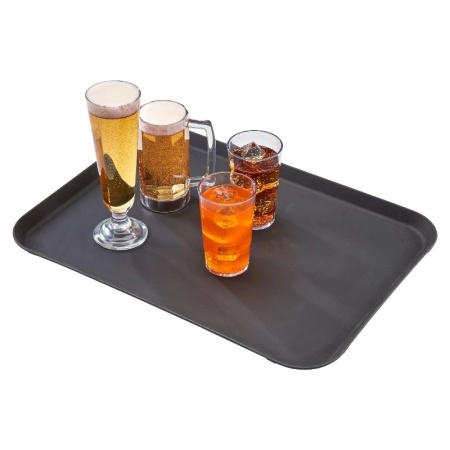 Поднос с нескользящей поверхностью 56x40см Cambro черный