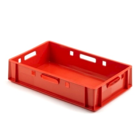 Ящик для мяса и колбас 60x40x12.5см красный