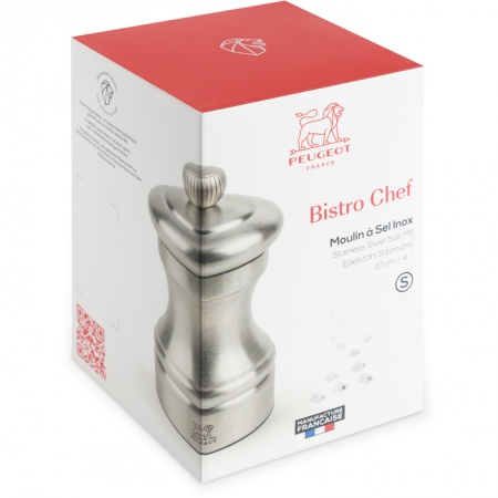 Мельница для соли BISTRO CHEF Stainless Steel 10см