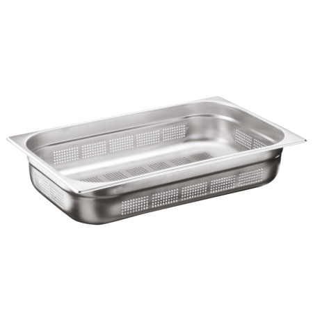 Гастроемкость GNP 1/1 530x325x(h)100мм перфорированная - нерж.сталь 304 Ozti