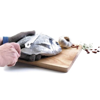 Ножницы кухонные с функцией скребка для чешуи Lacor