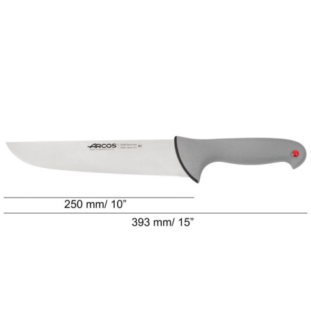 Нож мясной разделочный 25см COLOUR PROF