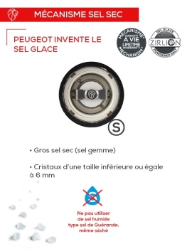 Мельница для соли 15см PARIS u'Select graphite - Zirlion