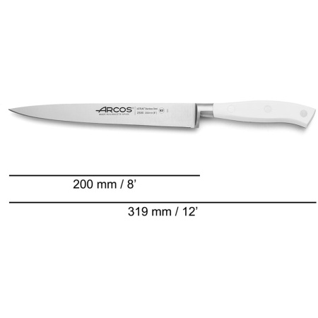 Нож филейный 20см RIVIERA BLANC