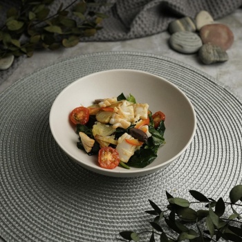 Cалатник Ø17cм 500мл NOBLE Fine Plus Light Grey