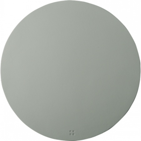 Плейсмат круглый ø38см PVC серебряный