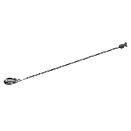 Ложка барная "Ананас" 43см черный - Barbossa