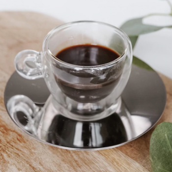 Набор чашек 65мл с блюдцами ESPRESSO Thermic Glass, 2шт