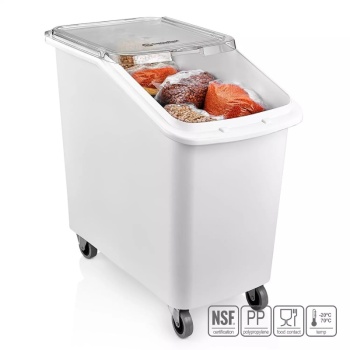 Контейнер для сыпучих продуктов 102л белый