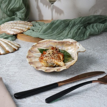 Блюдо 16см 125мл Ракушка "Pearl Frutti di Mare" керамика