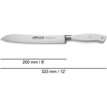 Нож для хлеба 20см RIVIERA BLANC