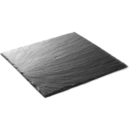 Блюдо сланцевое квадратное 300x300x(h)5мм, набор из 2шт