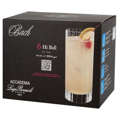 Набор стаканов 360мл Hi-Ball BACH Beverage, 6шт