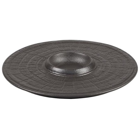 Блюдо для подачи Ø25см Black RAW Stellar