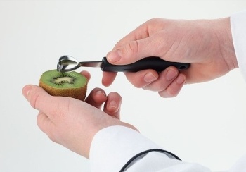 Нож карбовочный 16см ORANGE форма cердца APS